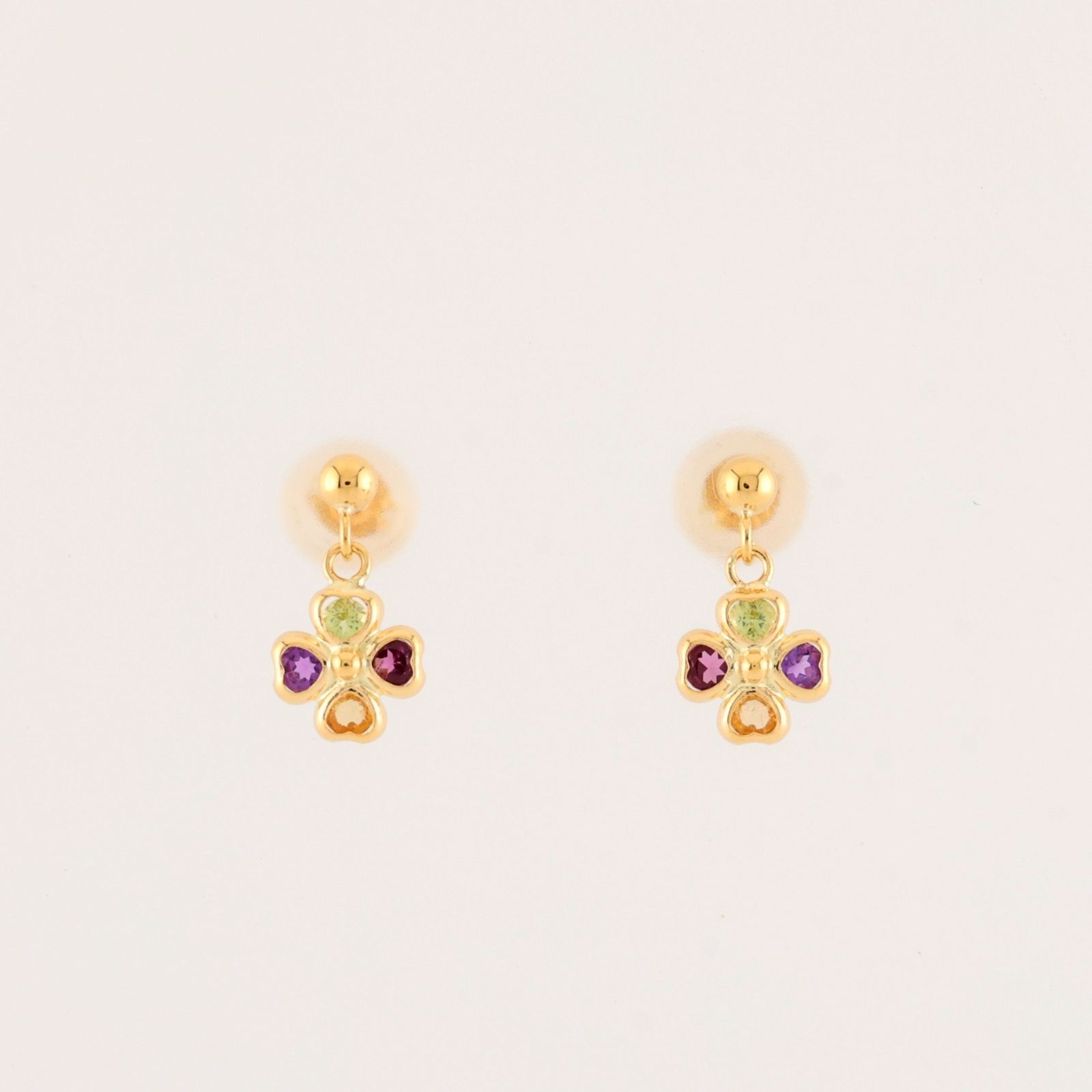 参考定価44,000円！》 K18 ゴールド ペリドット ／ アメシスト 