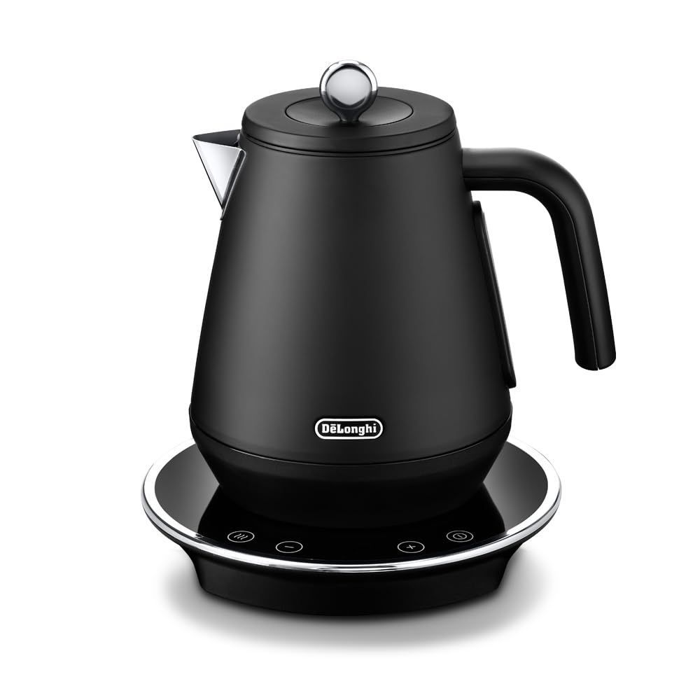 数量 De Longhi デロンギ 電気ケトル エクレティカ KBY1210J-BK 温度調整機能付き