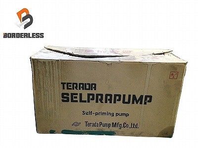長期 TERADA 寺田ポンプ製作所 三相200V セルプラポンプ O-3G 自吸式 全揚程10.5m 口径40m 給水 排水116737