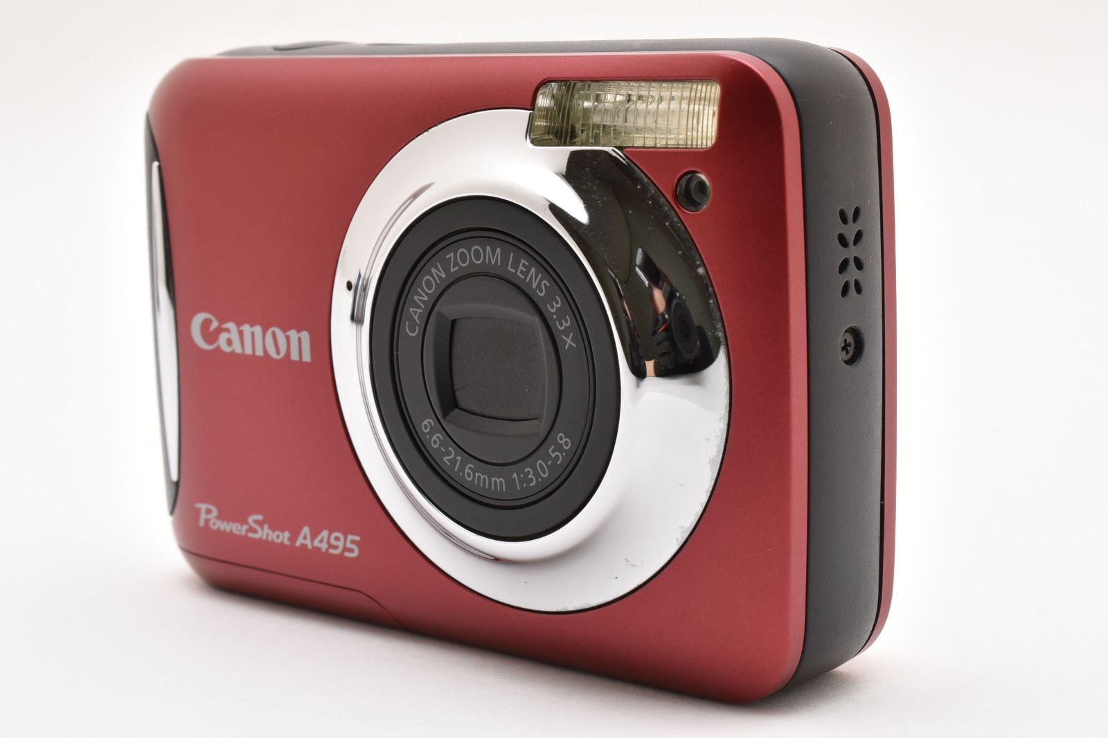 ☆美品☆キヤノン Canon PowerShot A495 レッド☆ LL22#4813 【公式通販】