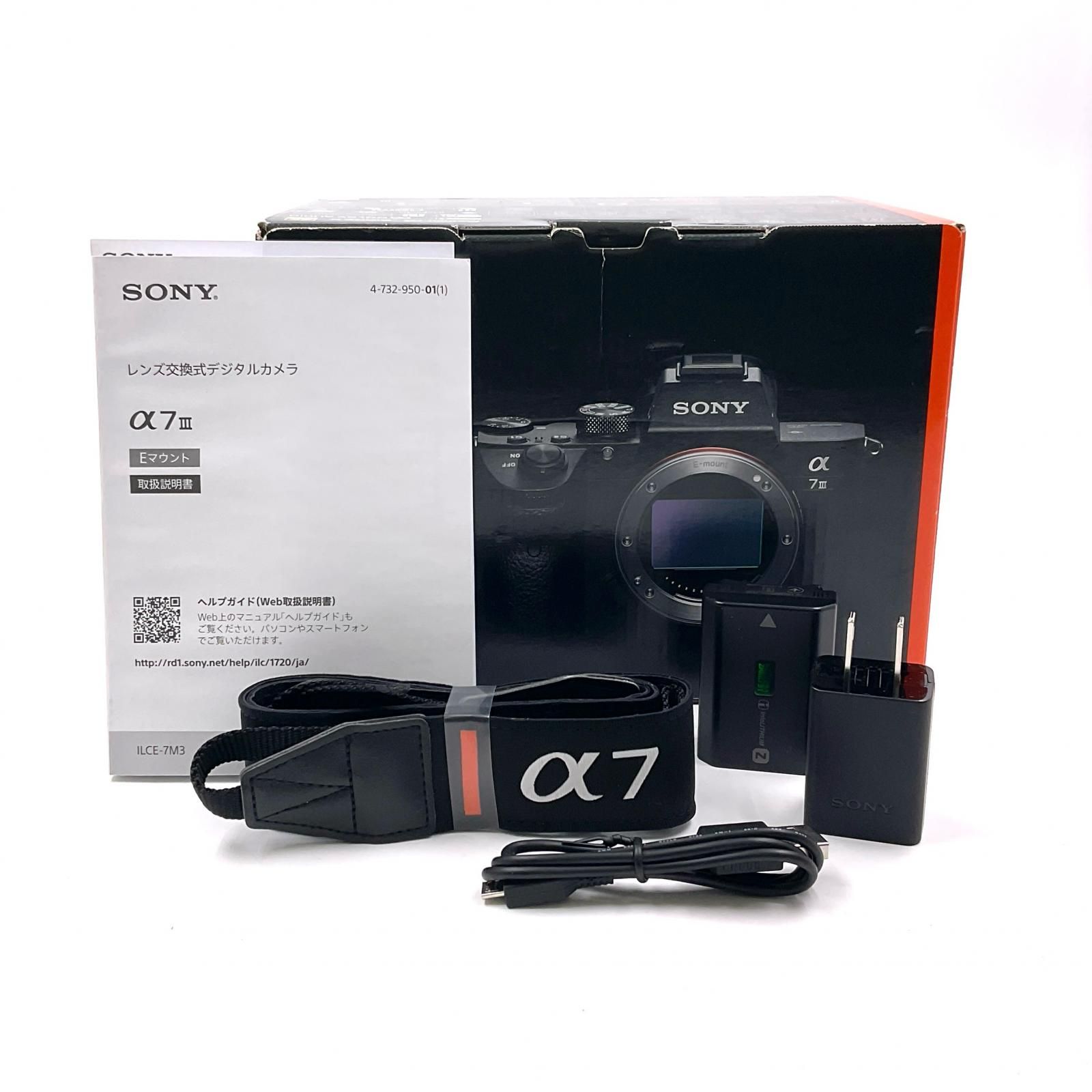  Sony デジタル一眼 α7 III ILCE 7 M 3 ボディ ブラック シャッター39888回 ミラーレス一眼 デジタルカメラ
