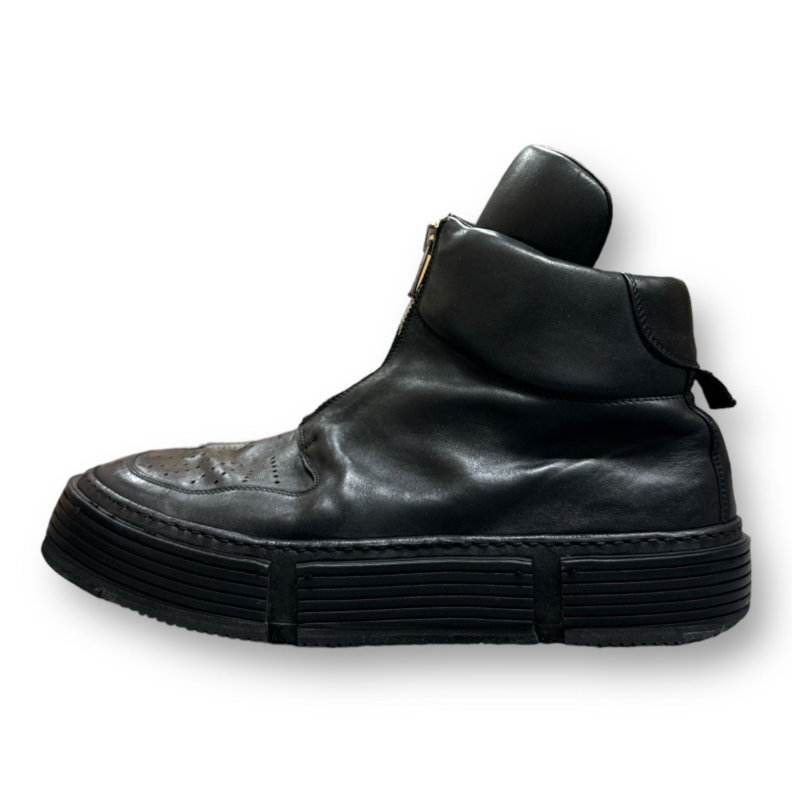 GUIDI HORSE FULL GRAIN FRONT ZIP BASKET SHOES バスケット GUIDI HORSE FULL GRAIN FRONT ZIP BASKET SHOES バスケット