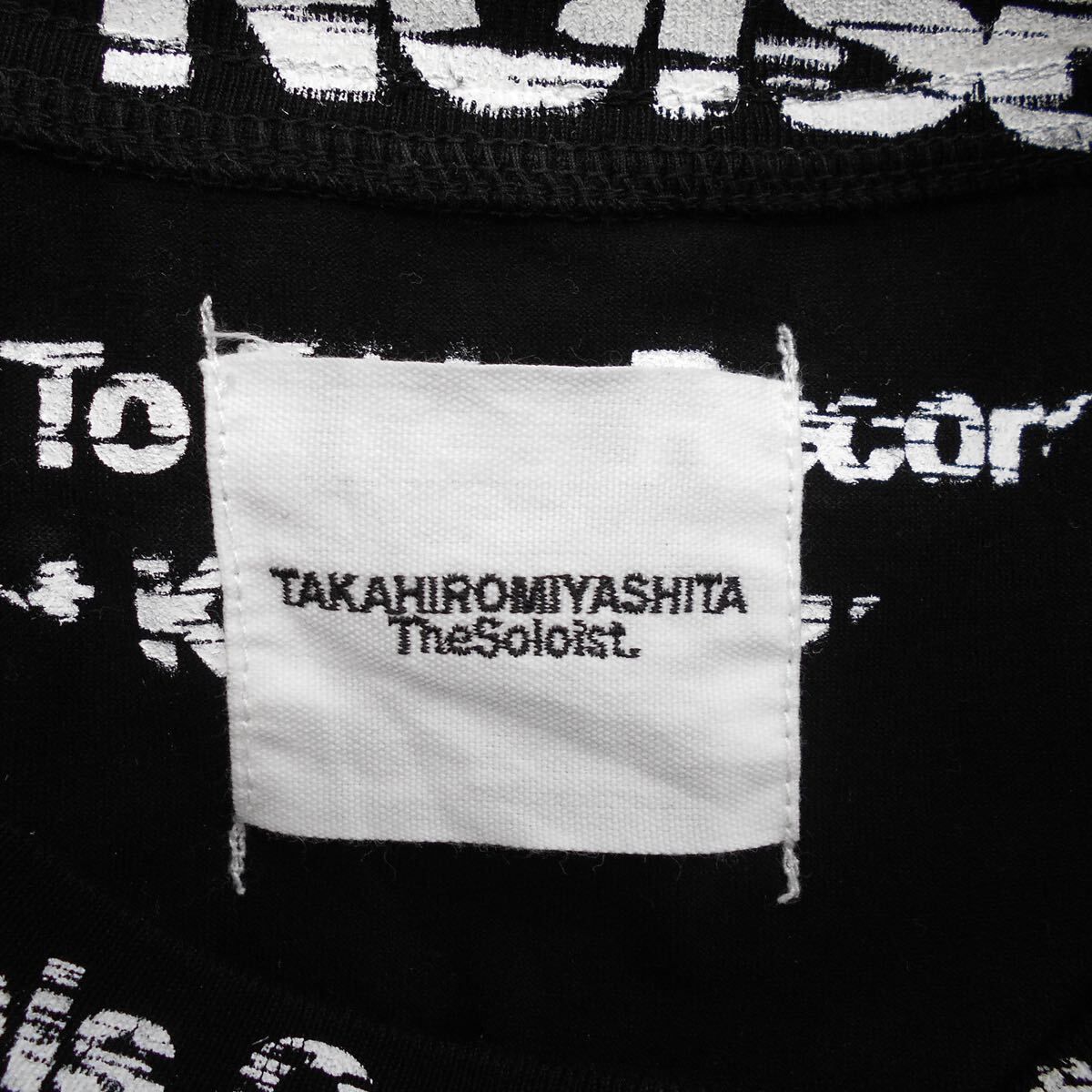 TAKAHIROMIYASHITA TheSoloist. タカヒロミヤシタザソロイスト 0024SS22 22SS 半袖Tシャツ シガレットポケット プリント 46 10117287