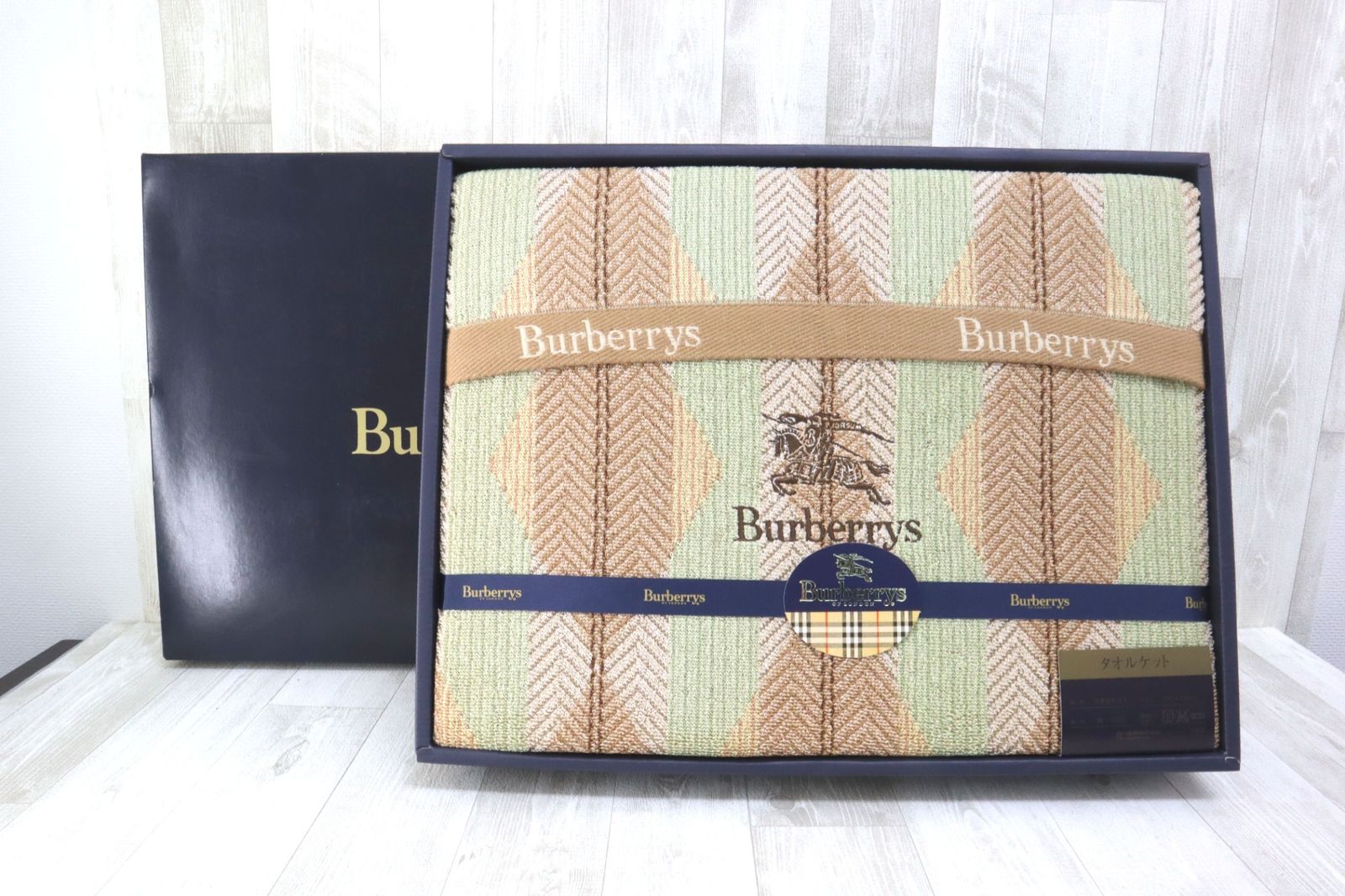 即購入可]BURBERRY タオルケット D45バーバリー タオルケット ① Yahoo