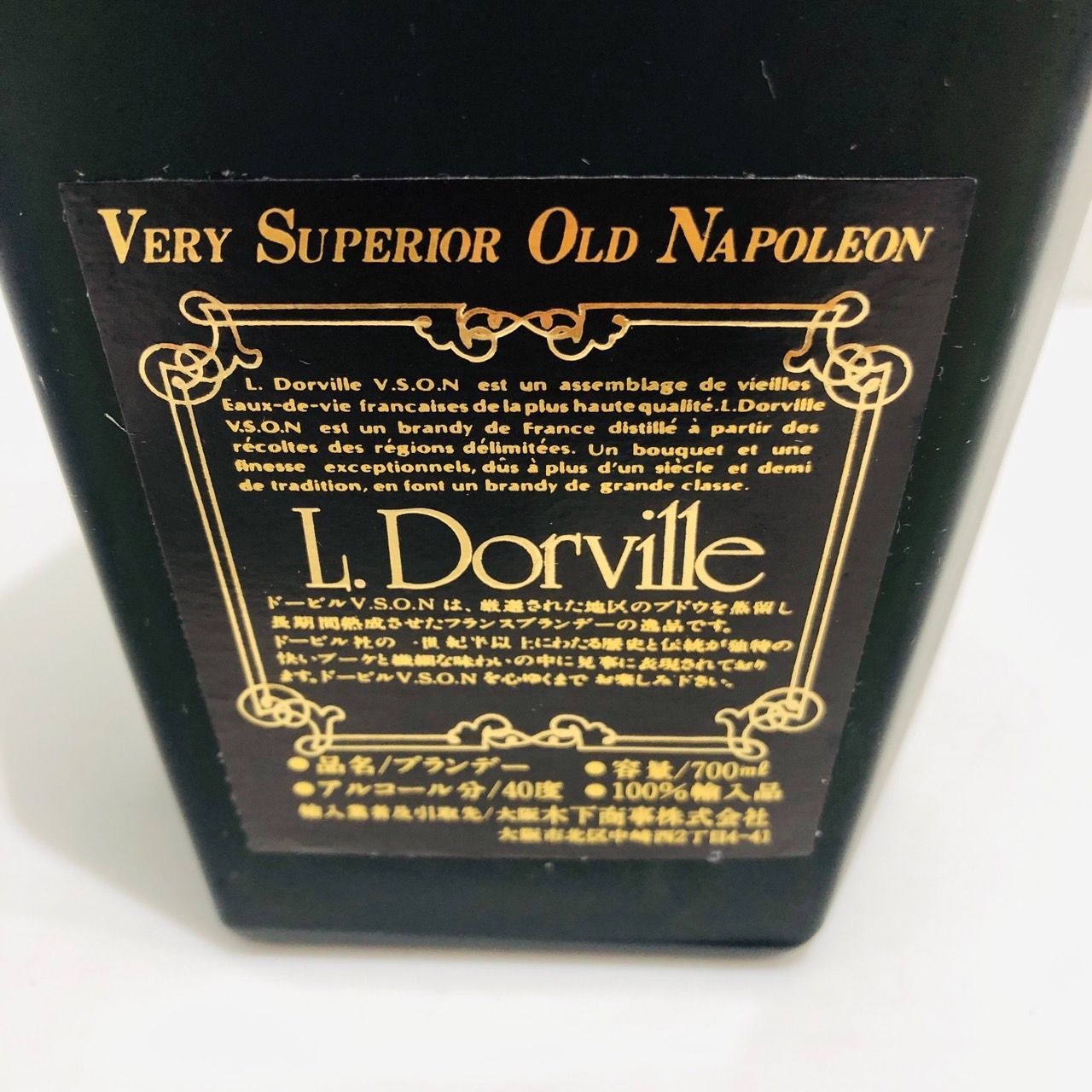 L.Dorville ナポレオン ブランデー 700ml 40度 古酒 箱付- メルカリ