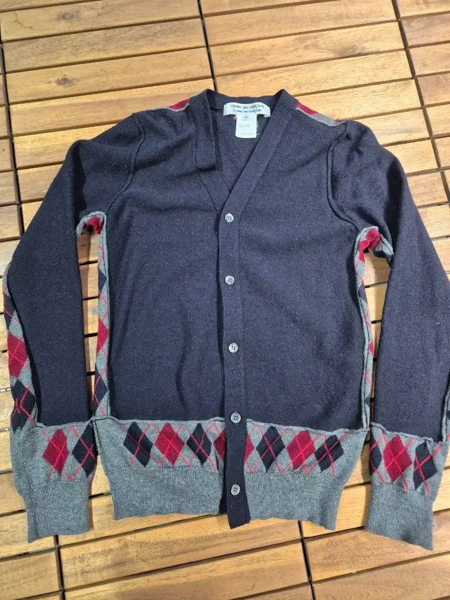 コムデギャルソン アーガイルカーディガン COMME des GARÇONS