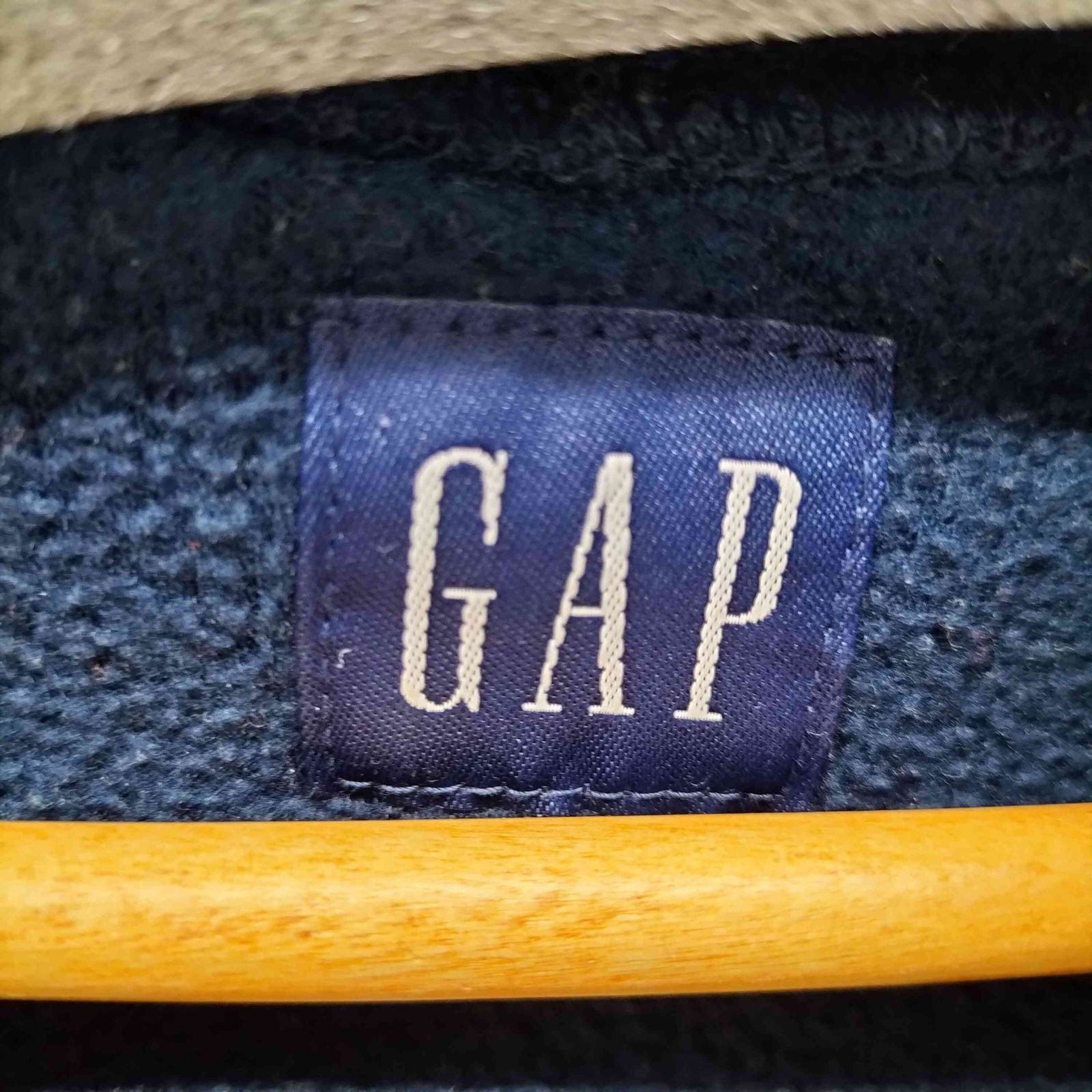 紺タグ OLD GAP 90s フリース パーカー ビッグロゴ ギャップ Gap 90S OLD 紺タグ ビッグロゴ フリースパーカー