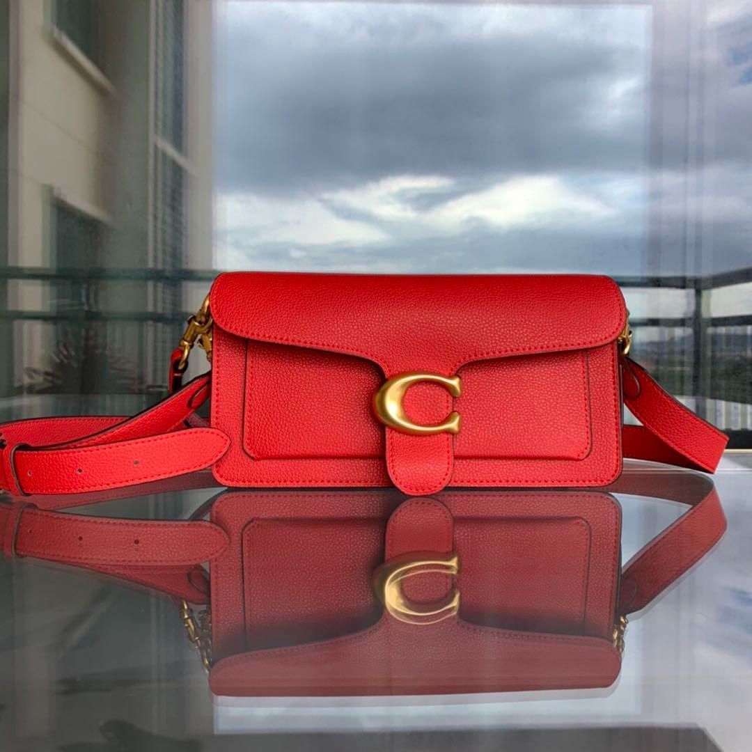 COACH（コーチ）ハンドバッグ 73995 レッド 2WAY ショルダー