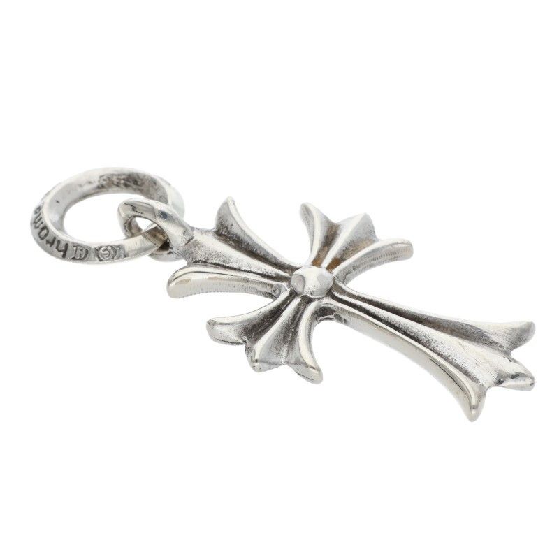  クロムハーツ TINY CH CROSS タイニーCHクロス チャーム シルバーネックレストップ メンズ ネックレス アクセサリー