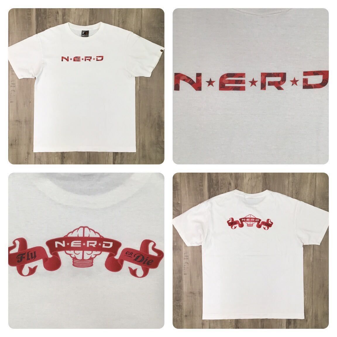 BAPE × N.E.R.D コラボ Tシャツ 000000004381 - メルカリ