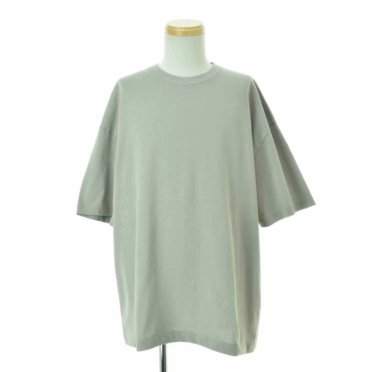 【ATON】KKAGSM0040 FRESCA PLATE OVERSIZED T-SHIRT半袖Tシャツ