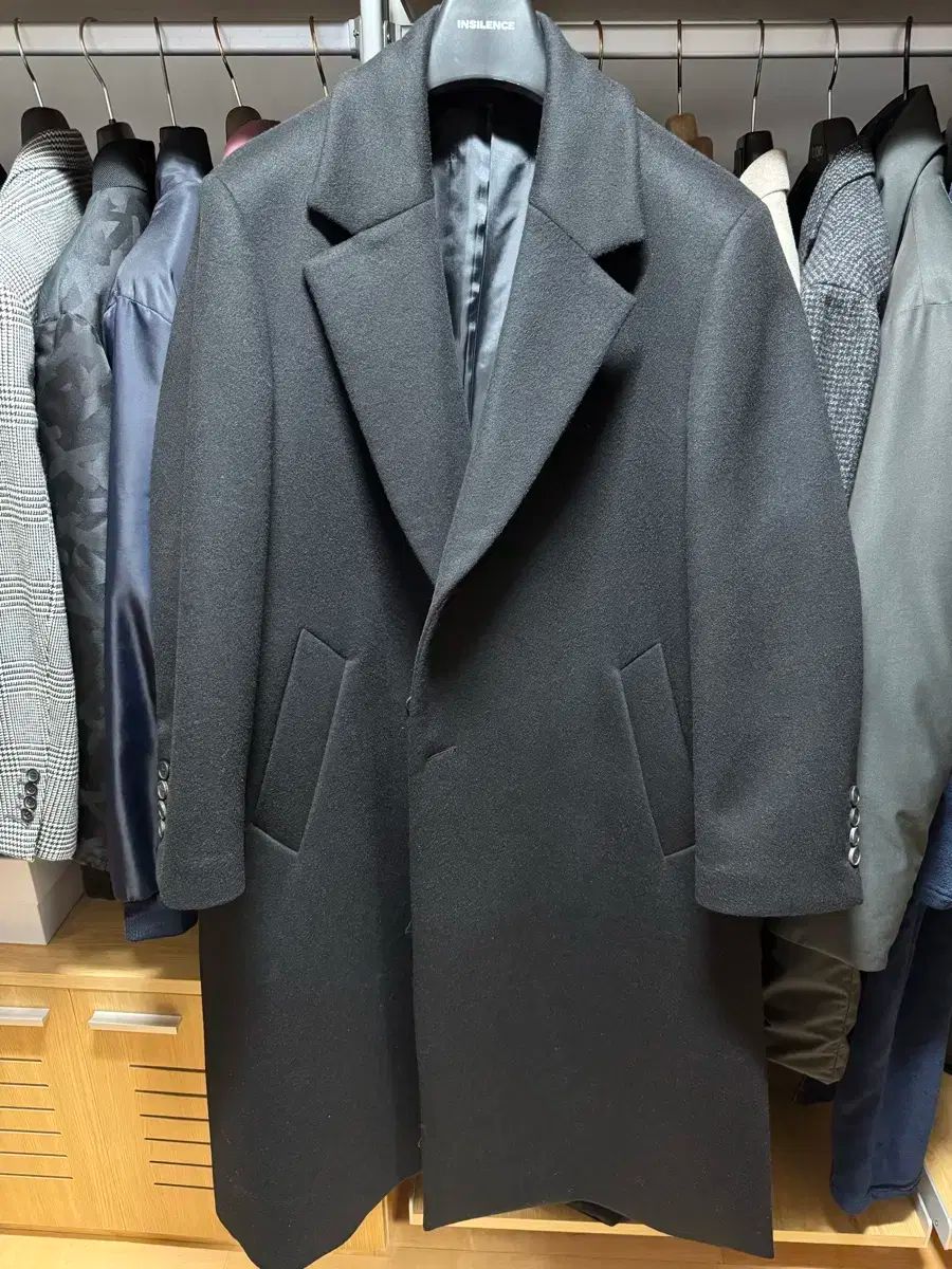 x INSILENCE インサイレンス コラボ カシミア ブレンド コート