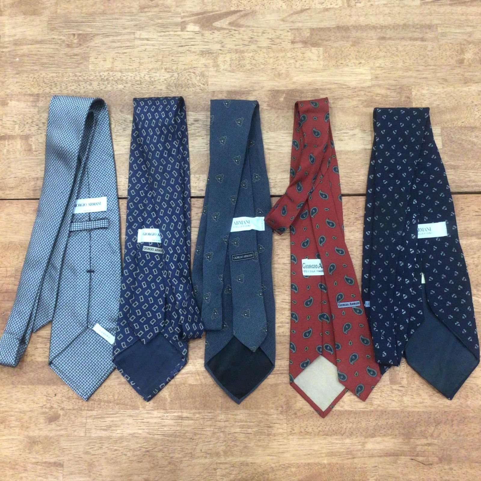 アルマーニ ネクタイ 7本セット シルク イタリア ビジネス 高級　ARMANI Giorgio Armani☆アルマーニ☆ネクタイ7本セット アルマーニ ネクタイ