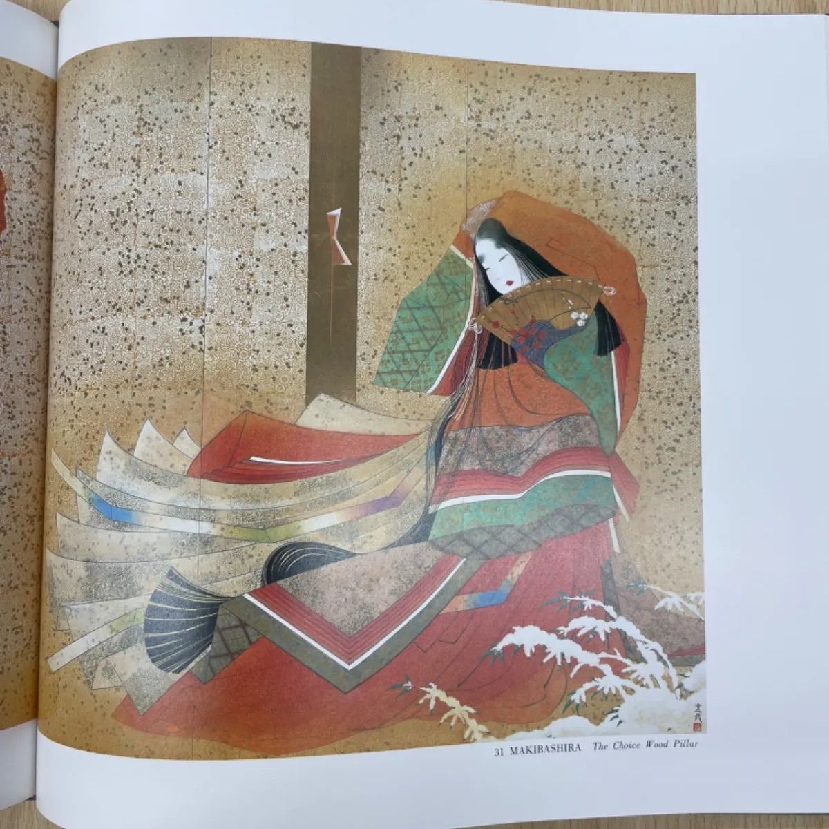 石踊達哉　オリジナルリトグラフ　源氏物語初音 楽天市場】梅 絵画 花 鶯 源氏物語 和風 日本画家 リトグラフ 版画 石