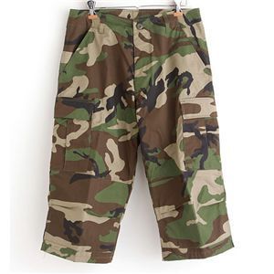アメリカ軍 BDU クロップドカーゴパンツ ／迷彩服パンツ  ウッドランド 