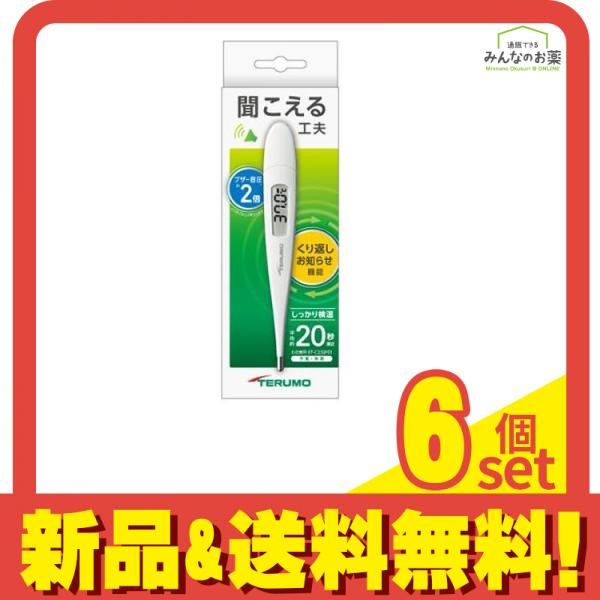 テルモ電子体温計 C232P01 1本入 6個セット