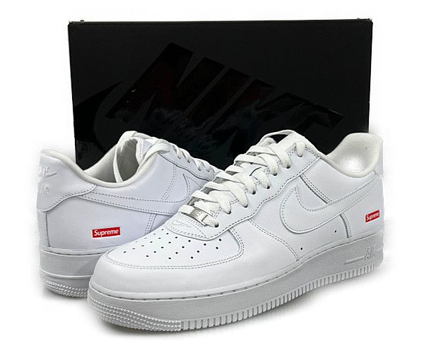 NIKE ナイキ×SUPREME シュプリーム 品番 CU9225100 AIR FORCE １ LOW SP エアフォース シューズ ホワイト  サイズUS12u003d30cm 正規品 / 30744 - メルカリ