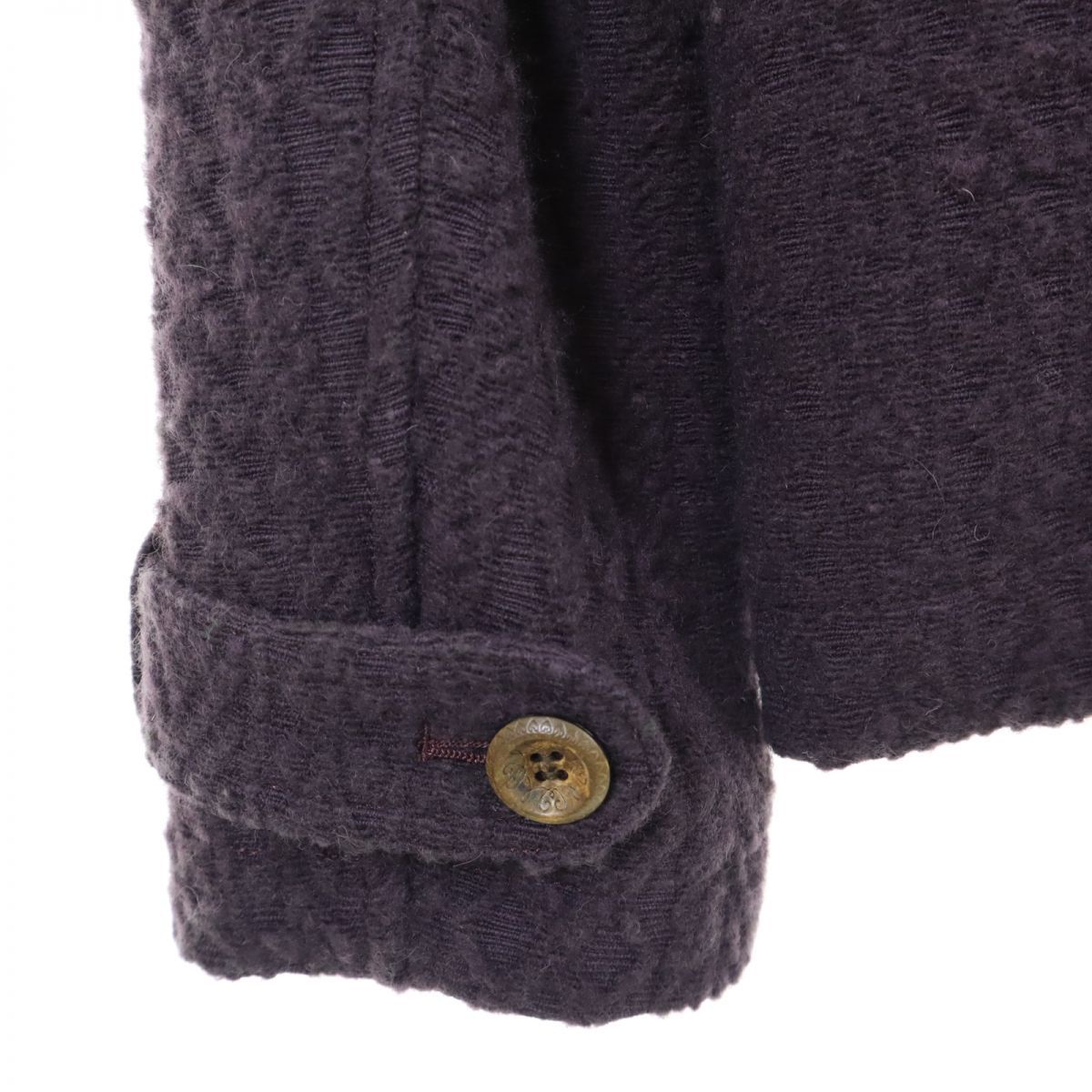 シャリーフ 日本製 ウール ダッフルコート 2 パープル系 SHAREEF 日本