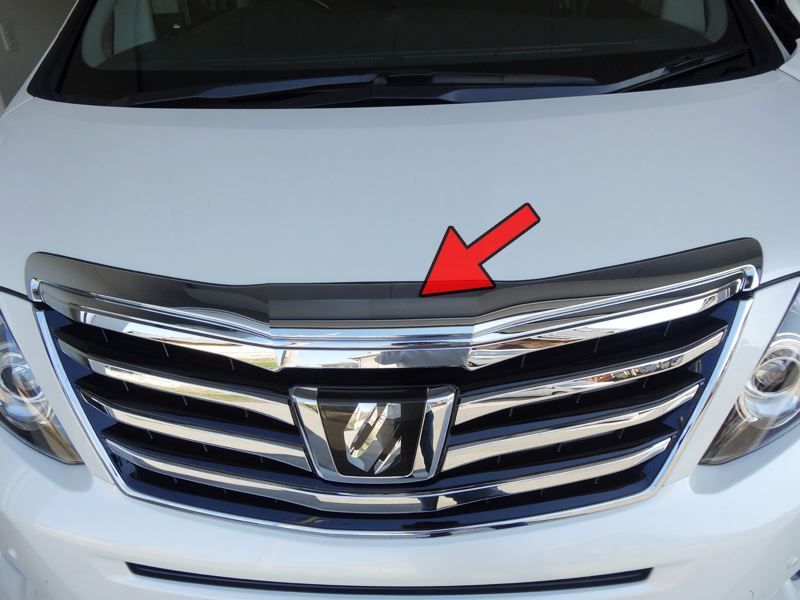 トヨタ TOYOTA 純正 アルファード AGH30 AYH30 前期 タイプ ブラック ボンネット フード モール スモーク メッキ モールディング トップ パッド セット パーツ エンジン タイヤ バンパー 検索 マフラー