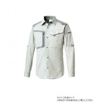 クロダルマ 長袖シャツ サイズ SS グレー 42 25677