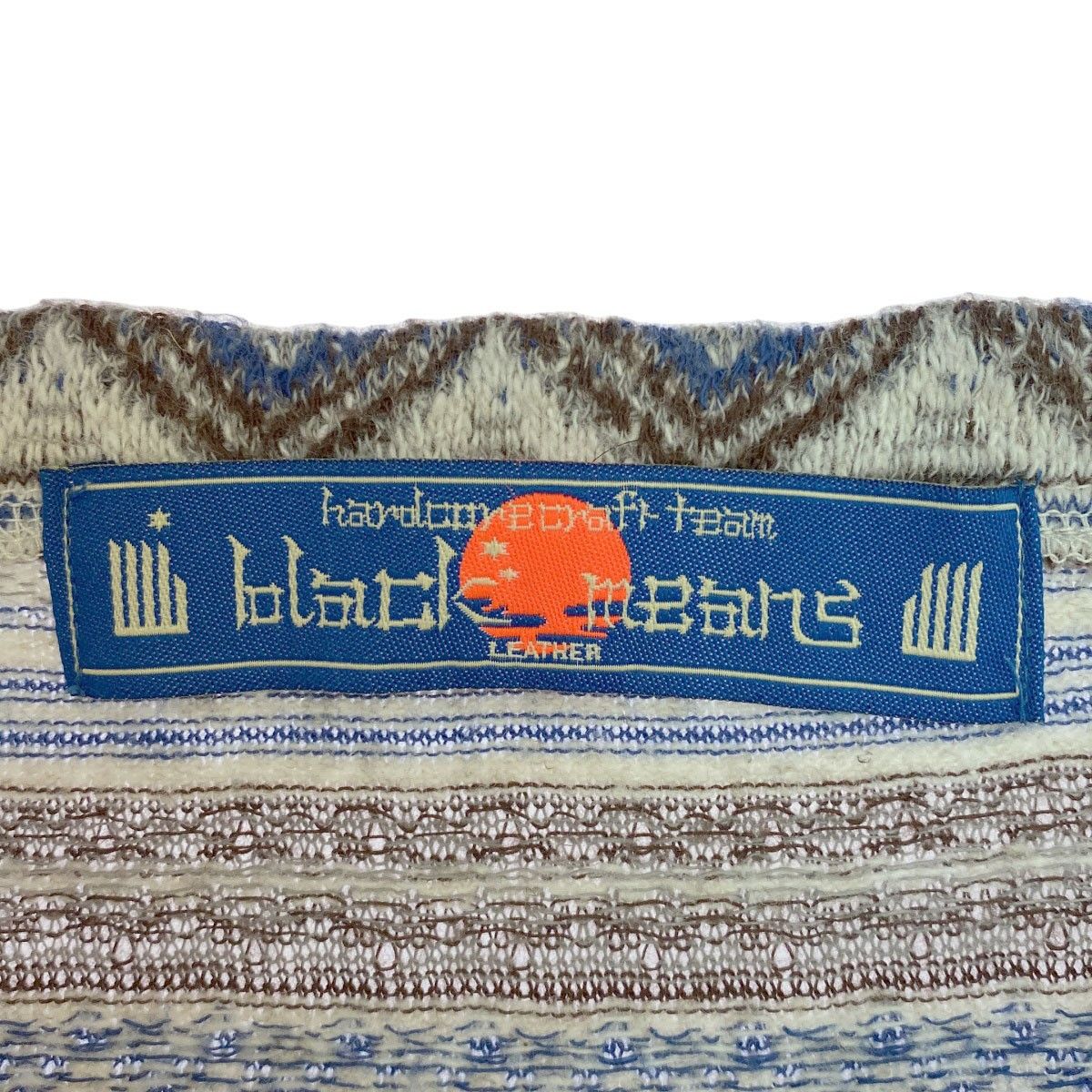 blackmeans ブラックミーンズ カットソー Vネック モヘア black means ブラックミーンズ コットンVネックニットトップス