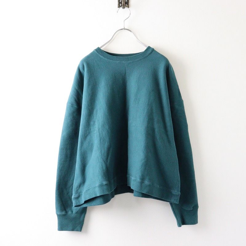 エイトン ATON NATURAL GARMENT DYE URAKE OVERSIZED PULLOVER 染色 