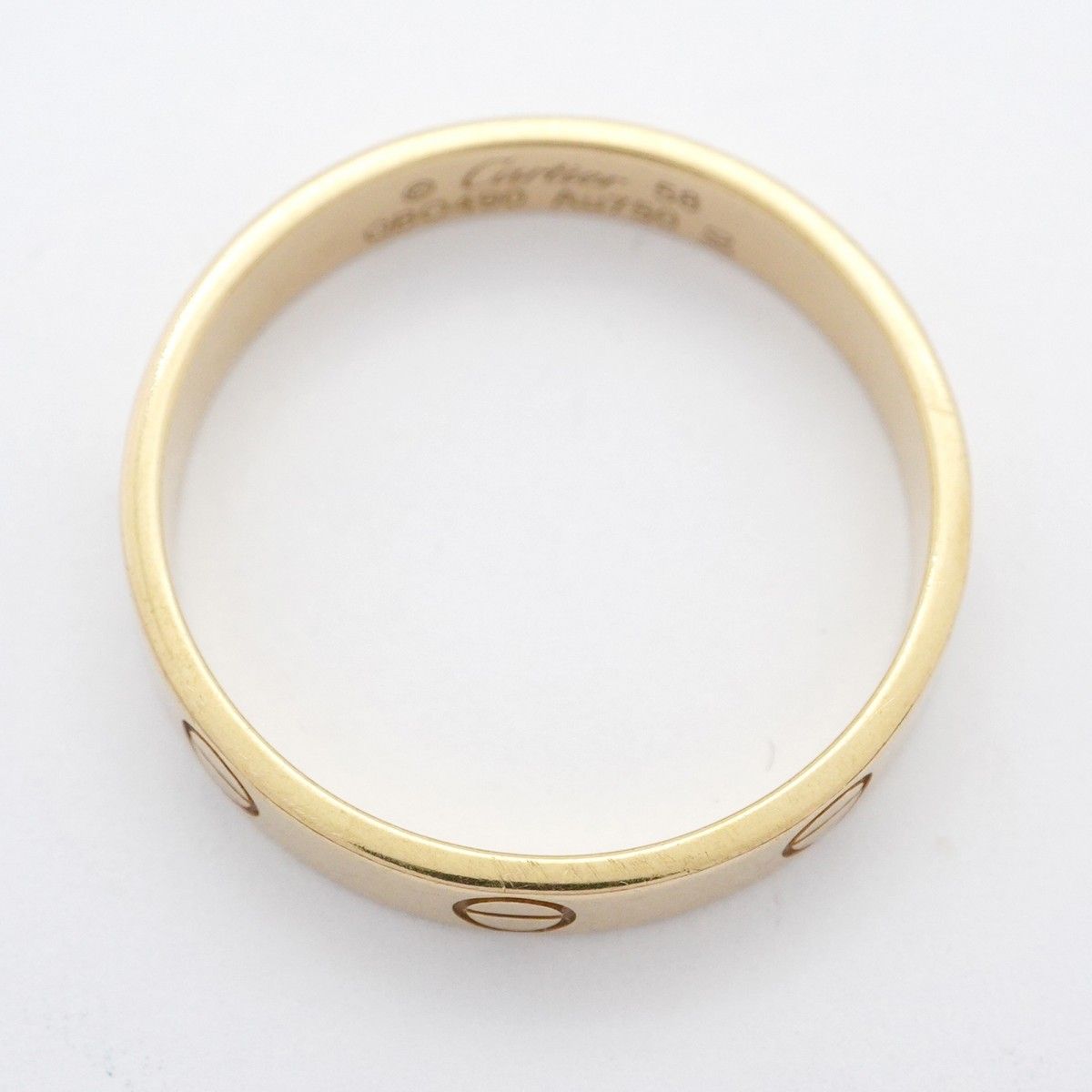 5jmb0264 カルティエ リング ミニラブ K18YG イエローゴールド ＃58 メンズ WWW_SHINETEETH_COM