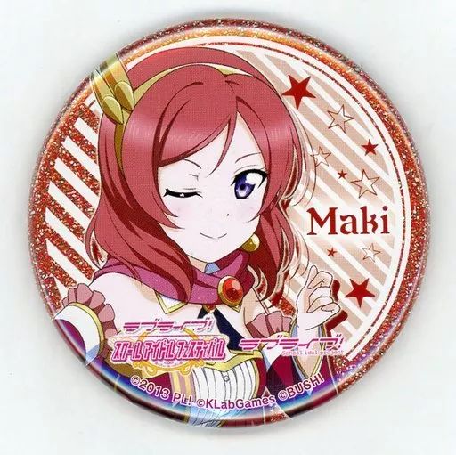 ラブライブ 缶バッジ μ's スクフェス感謝祭 ロフト エアコミケ 西木野真姫 Nishikino Maki - Badge - Love Live (西木野真姫(小悪魔編