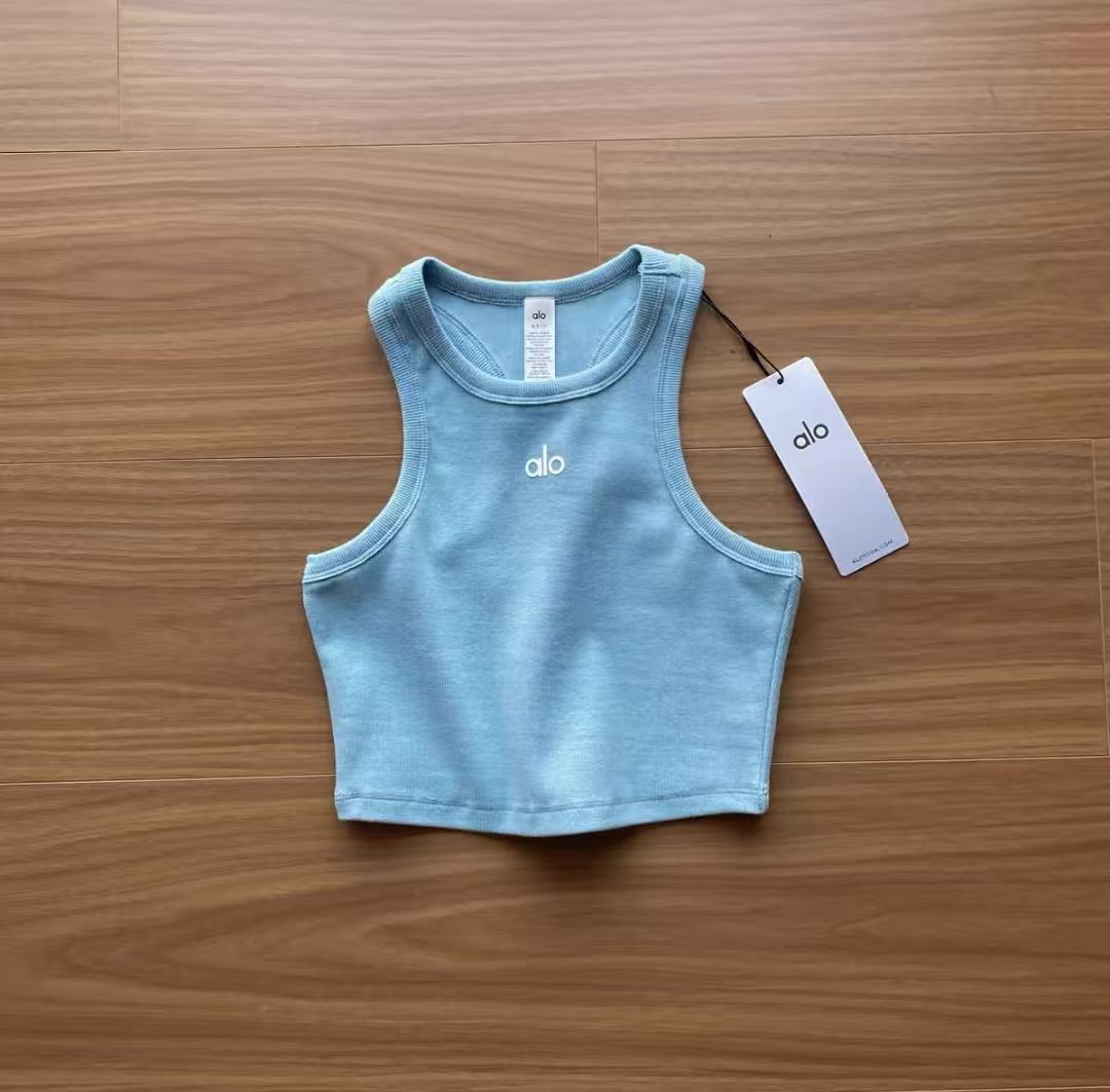 aloyoga アローヨガ トップス グレイブルー aloyoga アローヨガ トップス グレイブルー Alo Yoga | Yoga