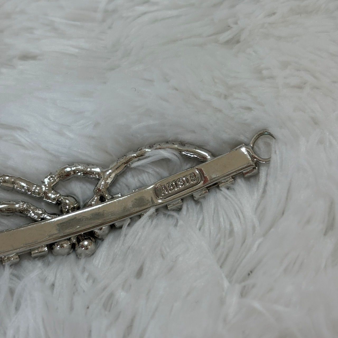 ABISTE　アビステ　ティアラ ABISTE アビステ ウェディングティアラ ラインストーン シルバー