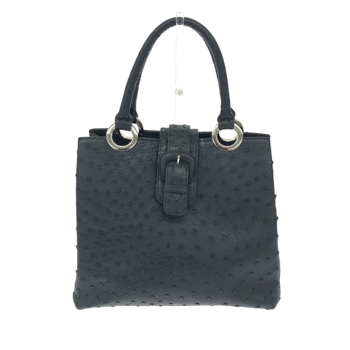 特別価格継続 OSTRICH トートバッグ ブラック オーストリッチ 【公式通販】