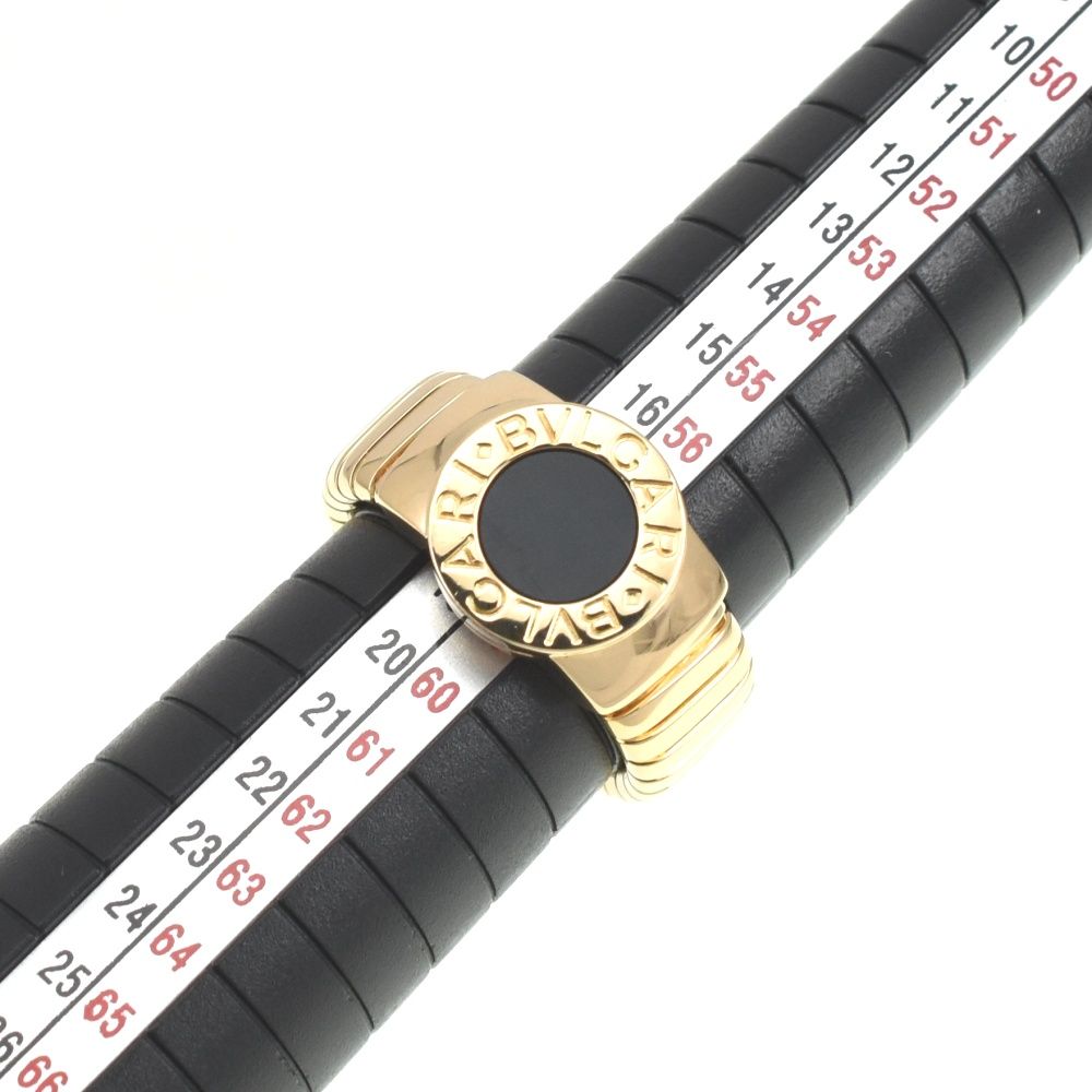 ブルガリ BVLGARI トゥボガス オニキス リング サイズ58/JP18