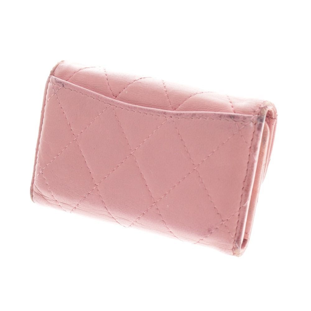 CHANEL シャネル　キーケース　マトラッセ　ピンク　6連 CHANEL シャネル キーケース マトラッセ ピンク 6連 - メルカリ