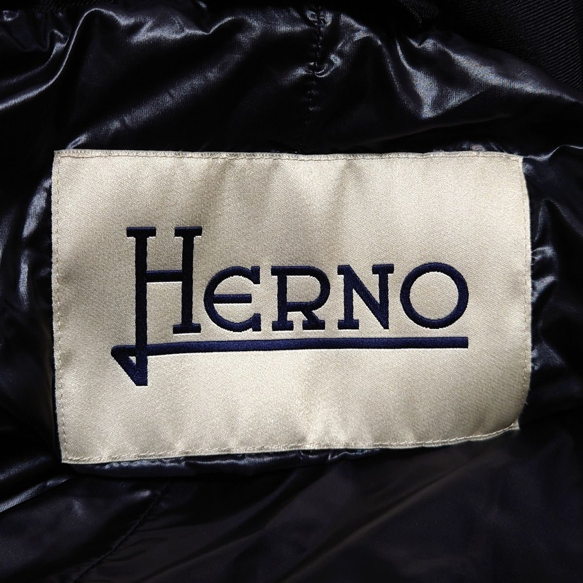 HERNO(ヘルノ) ダウンコート サイズ40 M レディース美品 - 黒 長袖/冬