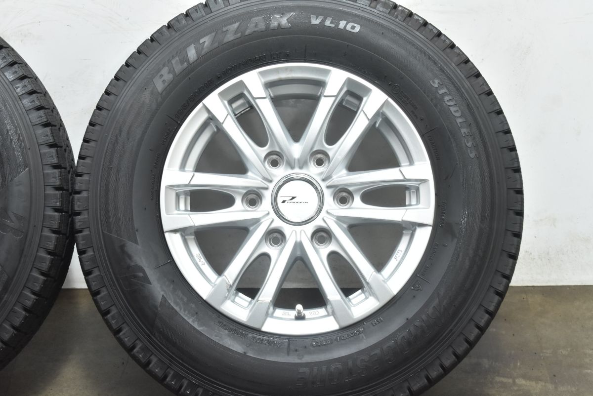 最大35％offセール。 超バリ溝 製 Weds PRODITA 15in 6J 33 PCD139.7 ブリヂストン ブリザック VL10 195 80R15 ハイエース レジアスエース