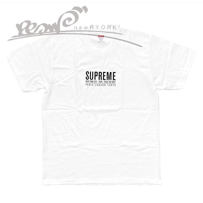 ★【新品】Supreme Paris Tee White XXL パリTシャツ 新品-XXL】Supreme Paris Tee 