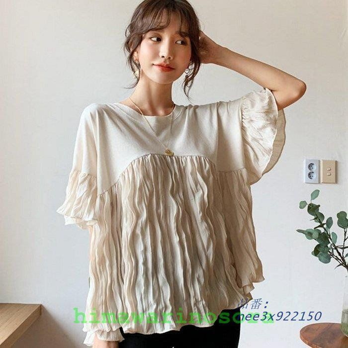 ゆったりTシャツ おしゃれ切り替え