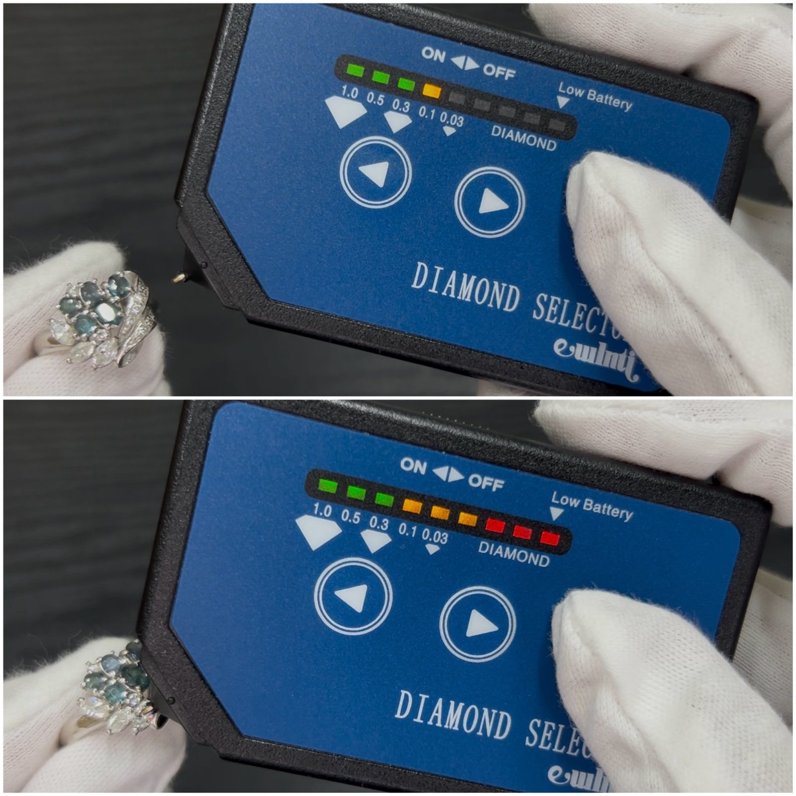 プラチナ pt900 天然アレキサンドライト0.89ct 天然ダイヤモンド0.48ct 