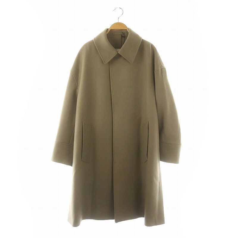 パラスパレス　アッシュグリーンロングコート　サイズ3 パラスパレス アッシュグリーンロングコート サイズ3 ウール コート