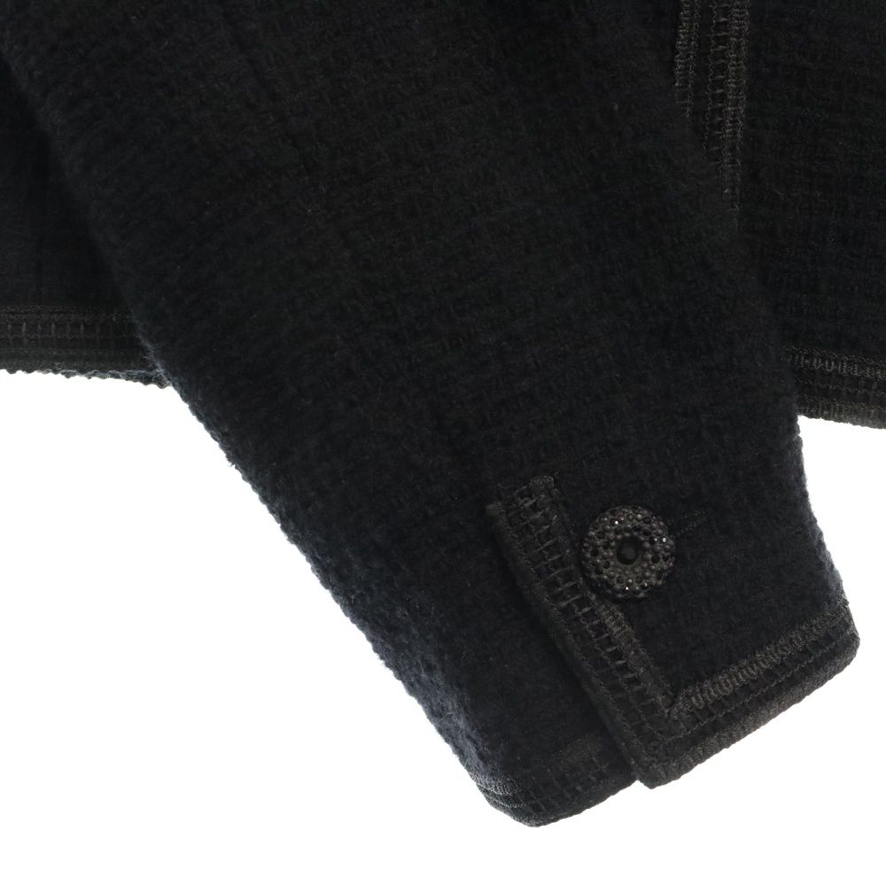 CHANEL (シャネル) ツイード ジャケット ブラック ウール #38 P18921  