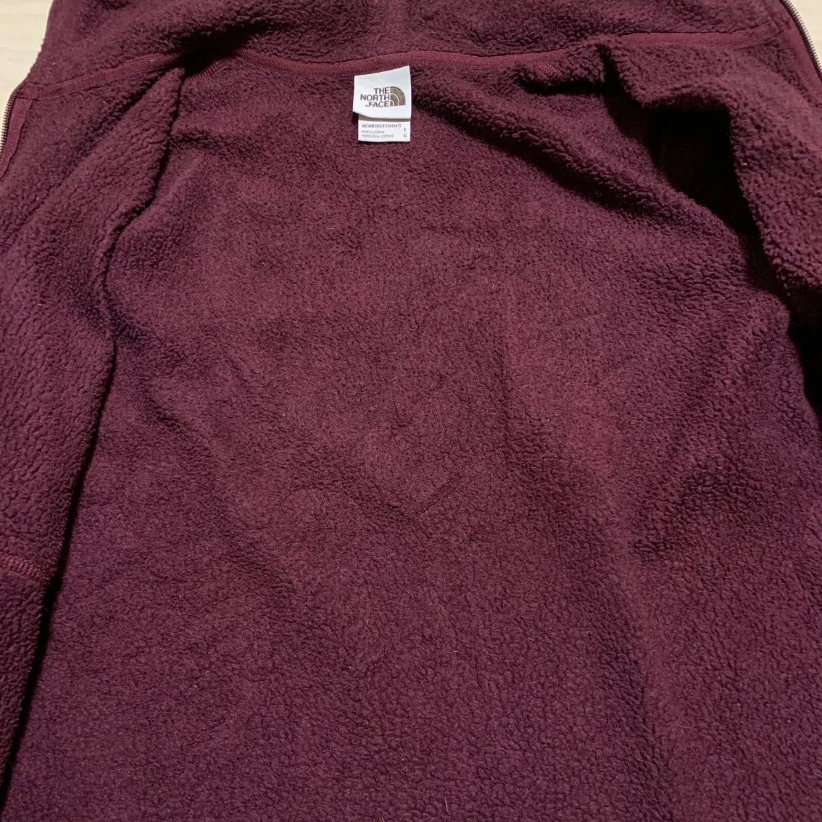 THE NORTH FACE フリースジャケット 茶タグ 復刻 ワインレッド