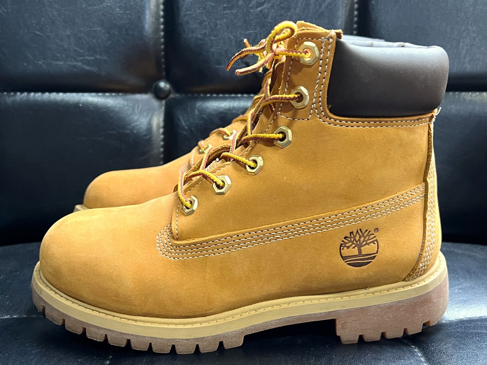 日本売上 Timberland 22.5cm 6インチブーツ イエローヌバック | www