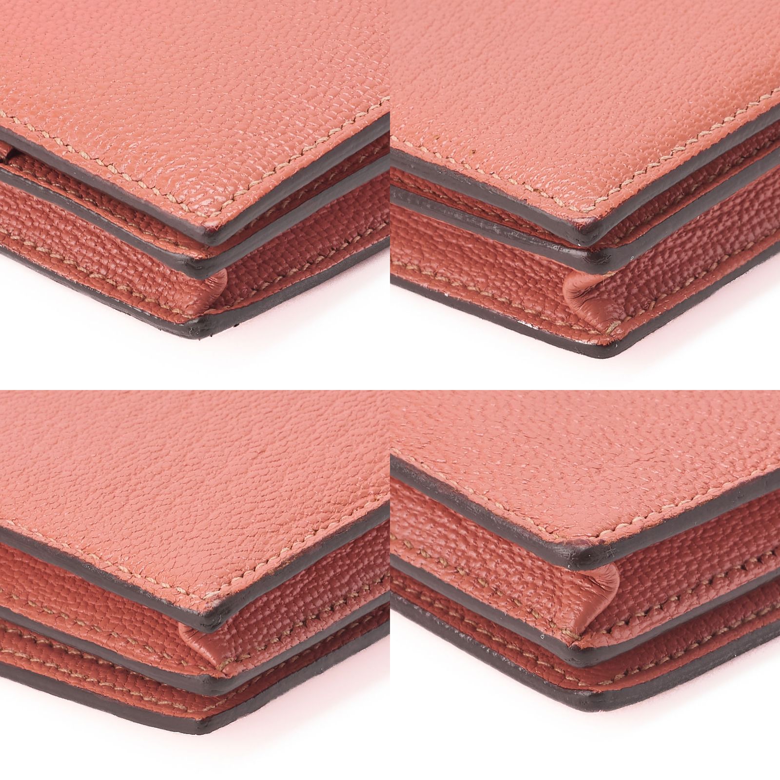 HERMES【エルメス】ベアンスフレ 二つ折り長財布 シェーブル  