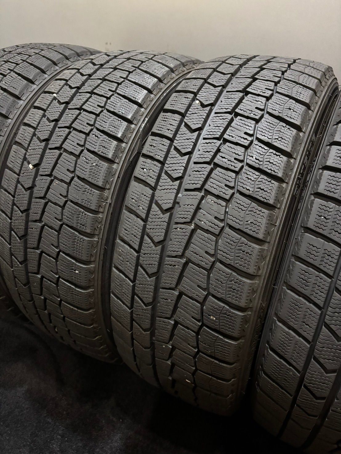 205 45R17 DUNLOP WINTER MAXX WM02 19年製 スタッドレス 4本 ダンロップ ウィンターマックス MINI プジョー 207 208 南3-K174