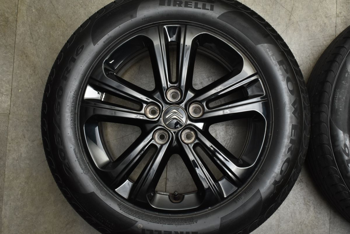 シトロエンベルランゴ ホイール16in +47 PCD108 スノータイヤ4本 シトロエン ベルランゴ 純正 16インチ アルミホイール 4本セット