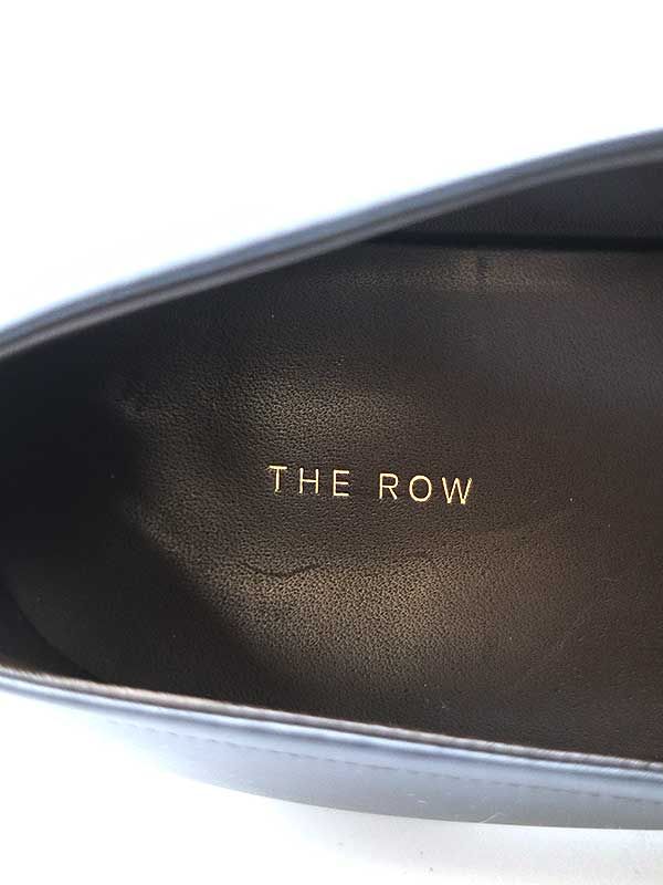 THE ROW ザ ロウ PENNY LOAFER ペニーローファー ブラック 35.5