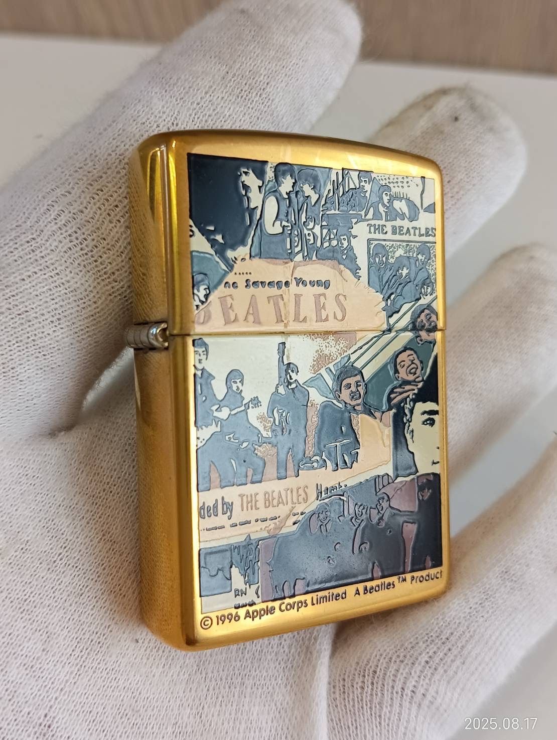 中古品】 The Beatlesビートルズ 限定版 Zippoジッポライター オイル 