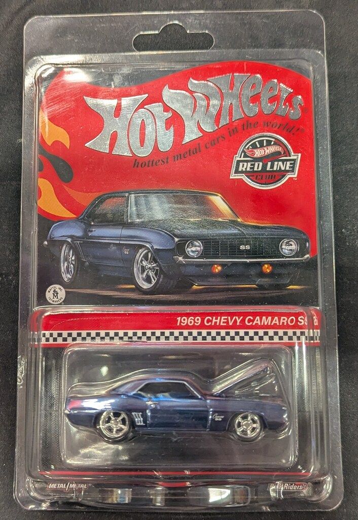 MATTEL RLC/RED LINE CLUB HOTWHEELS 1969 CHEVY CAMARO SS ブルー