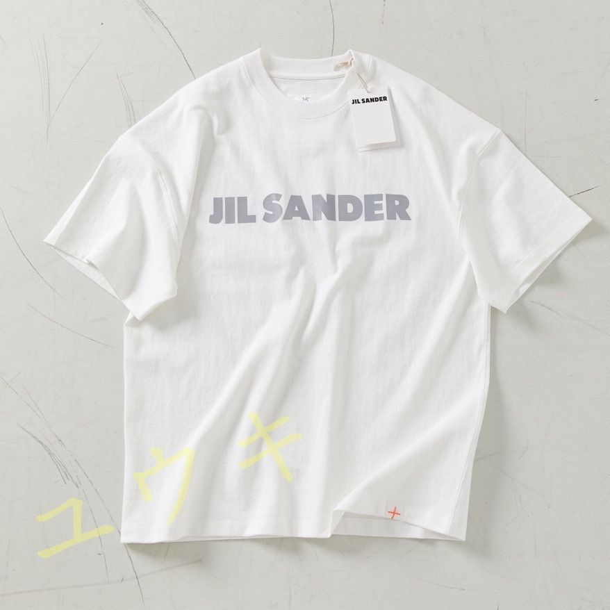 新品 JIL SANDER ジルサンダー ロゴ プリント Tシャツ 反射半袖 - メルカリ