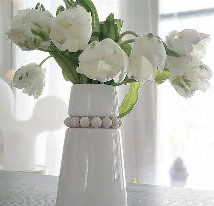 新品:送料込】aarikka 花瓶 Small Nuppu ホワイト - 北欧 Design